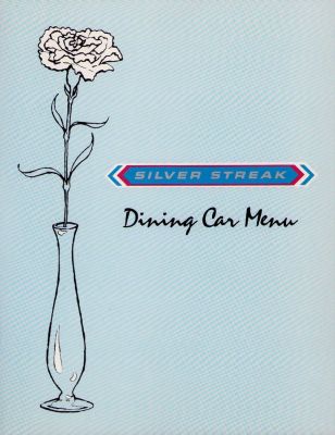 Lot 104 - Silver Streak prop menu | Piece of the Past