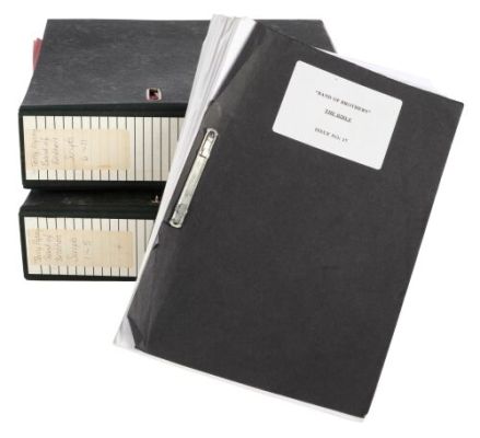 BAND OF BROTHERS (T.V. SERIES, 2001) - Lot #495 : Production Bible with Complete Set of Scripts