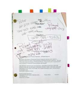 Lot 77 - Jag TV Series Shooting Script TV Memorabilia