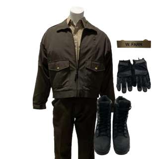 Fargo Season 5 Witt Farr Lamorne Morris Screen Worn Jacket, Shirt, T-Shirt, Pants, Boots, Gloves, Belt & Name Tag Ch 1 Sc 31-34 Ep 501 | VIP Fan Auctions