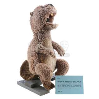 THE BEAVER (2011) - Lot 77 - Walter Black‘s (Mel Gibson) Beaver Puppet with Information Card