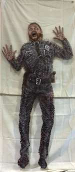 Wishmaster (1997) - Screen Used Kane Hodder Glass Panel | Hanlin Auction Service