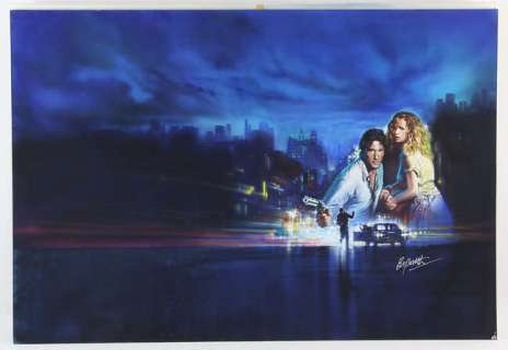 No Mercy (1986) Original artwork by British designer and artist Brian Bysouth, starring Richard… | Ewbank’s