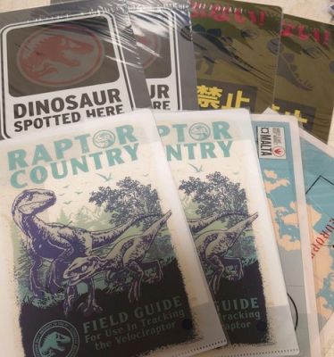 Sale! FamilyMart Jurassic World Clear File 8-Piece Set | eBay Europe (Buy It Now)