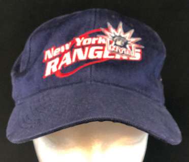 Lot 188 - Spin City (1996–2002) - New York Rangers Dark Blue Hockey Cap