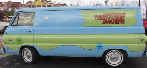 Scooby Doo Full Size "Mystery Machine" 1969 Dodge A100 Van | Hanlin Auction Service