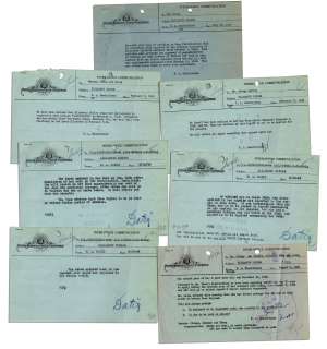 Lot of 7 Notes About Elizabeth Taylor From Early in Her Career -- Dated 1943, 1949 & 1950 on MGM Stationery | Nate Sanders