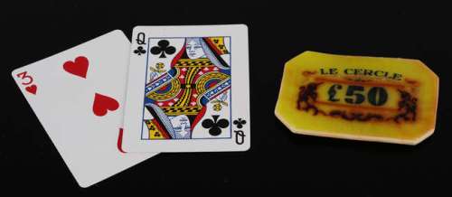 James Bond Dr No (1962) - Le Cercle £50 casino yellow plaque / chip. Le Cercle… | Ewbank’s