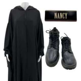 Scream VI Nancy Loomis Screen Worn Cloak, Boots & Name Sign | VIP Fan Auctions