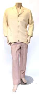 Lot 3029 - Stagecoach (1966) - Robert Cummings as Henry Gatewood (The Embezzler), production made cream button