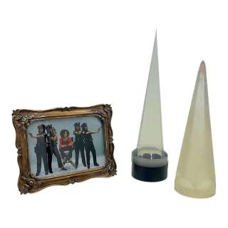 Poker Face Season 2 Kid Cop Nights Production Used Blank Award, Crystal Award & Picture Ep 201 | VIP Fan Auctions