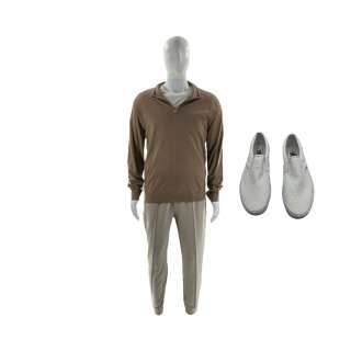 The Pickup Russell Screen Worn Slip On Shoes, Sweatpants, T-Shirt & Dress Shirt Ch 4 Sc 87.1-87.2 | VIP Fan Auctions