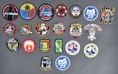 COLLECTION OF X21 STAR WARS CLOTH INSIGNIA PATCHES - SIGNED | Auctioneum Ltd