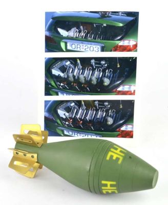 James Bond - (Die Another Day 2002), film prop ’Mortar Rocket’ as seen in the boot of Zao’s Jaguar… | Ewbank’s