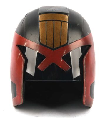 Dredd (2012). Production made helmet made for the main character Judge Dredd (played by Karl Urban)… | Ewbank’s
