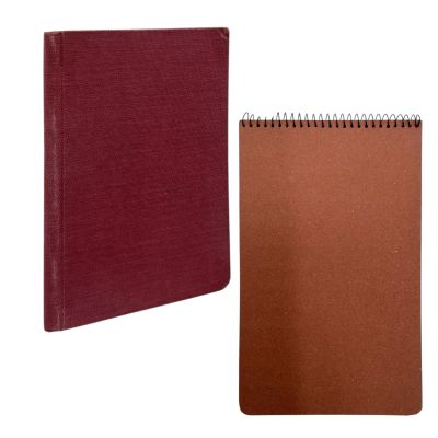Hedda Eileen Lovborg Production Used Red Notebook & Notebook | VIP Fan Auctions