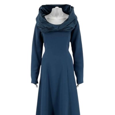 Lot 15: The Handmaid’s Tale Serena Joy Waterford Screen Worn Dress W/ Collar Ch 5 Ep 306 | VIP Fan Auctions