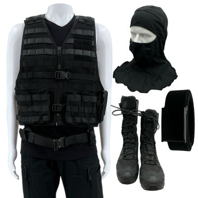 The Wrecking Crew James Hale Screen Worn Shirt, Vest, Pants, Balaclava, Belt & Boots Ch 11 Sc Multiple | VIP Fan Auctions