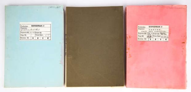 Lot 6166 - Superman III (1983) Original Production Screenplay; and Pair of Original sets of printed… | Ewbank’s