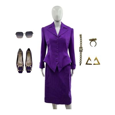 Lot 111: The Sheep Detectives Lydia Harbottle Screen Worn Ring, Sunglasses, Heels, Suit Jacket, Suit Skirt, Watch & Earrings Ch 1 Sc 50pt1-114 | VIP Fan Auctions