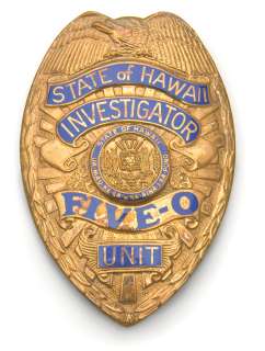 Lot 2244 - Hawaii Five-0 police badge