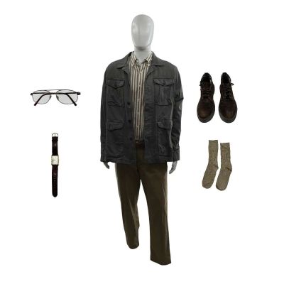 Tom Clancy’s Jack Ryan Ghost War Nigel Cooke Screen Worn Jacket, Shirt, Trousers, Belt, Socks, Boots, Watch & Glasses Ch 1 Sc 5b-9a | VIP Fan Auctions