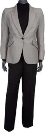 Succession (HBO® Original, 2018-2023) Sarah Snook "Shiv Roy" Alexander McQueen Blazer, Tom Ford Turtleneck, Michael Ko...