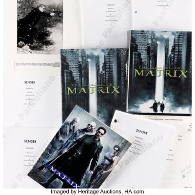 Sense8 (Netflix TV, 2015-2018), (11) Wachowskis-Related Ephemera Personally-Owned by Joe Pantoliano.