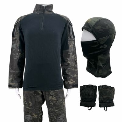 Lot 96: Onslaught Cockroach Screen Worn Stunt Shirt, Pants, Gloves & Balaclava Ch 3 Sc 31-43 | VIP Fan Auctions