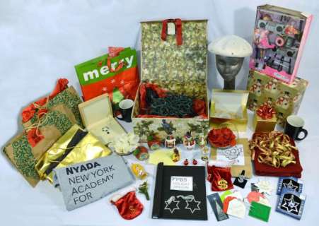 Lot 211 - Collection of props from Holiday episodes including "A Very Glee Christmas" and "Glee Actually".