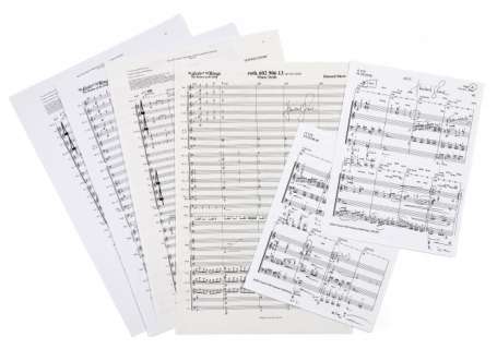 Six Feuillets de La Partition de La Bande Originale Du Film " Le Seigneur Des Anneaux " Signées Par Le Compositeur Howard Shore | Signées dans la partition | Artcurial