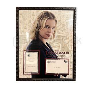 The Librarians (2014) Col Eve Baird’s Framed Invitation | The Prop Block