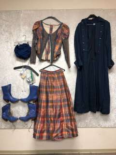 "Superhero Show" - S6 Ep.8 Hero #5 - Complete 1920s outfit - Includes Orange and blue 2 piece dress, | Direct Liquidation