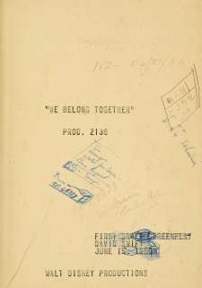 Lot 107 - Maureen O‘Hara‘s annotated screenplay of The Parent Trap
