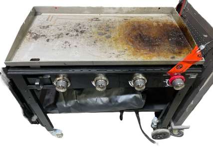 Blue Rhino Razer gas griddle - approx. 37in wide w/ cover from "The Good Doctor" show | Direct Liquidation