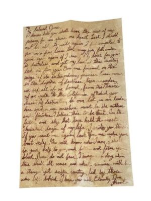 Lot 254 - Jane Got a Gun (2015) - Natalie Portman Letter