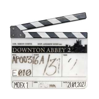 A clapper board used in the production of the film Downton Abbey: A New Era | Bonhams