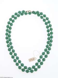 Marilyn Monroe Bead Necklace. This green bead necklace was owned and worn by the starlet.... | Heritage