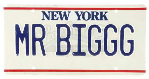 WAYNE‘S WORLD (1992) - Lot 851 - Frankie "Mr. Big" Sharp‘s (Frank DiLeo) Limousine License Plate