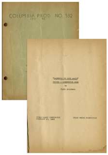 Moe Howard’s Personally Owned & Hand-Edited Three Stooges’ Columbia Pictures Script for Their 1942 Film, ’’Three Smart Saps’’ -- With Working Title ’’Father’s in Jail Again’’ | Nate Sanders