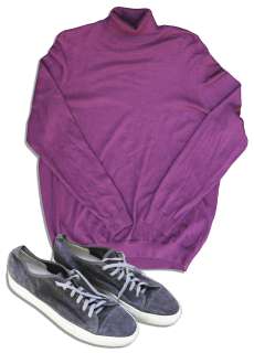 John Malkovich Screen-Worn Turtleneck Sweater & Suede Sneakers From ’’Red 2’’ | Nate Sanders