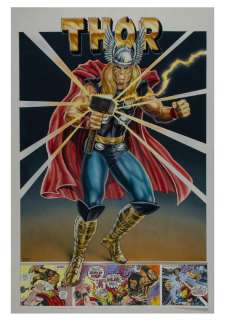 "Thor" Original Poster Painting. | Van Eaton Galleries