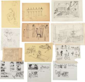 A Large Group of Original Drawings and Storyboards from "Cleopatra." | Heritage