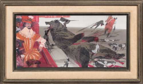 A Watercolor Painting or Set Design, Circa 1960s. | Heritage