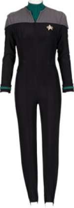 Nicole de Boer "Ezri Dax" (2) Piece Starfleet Uniform from Star Trek: Deep Space Nine (Param... | Heritage