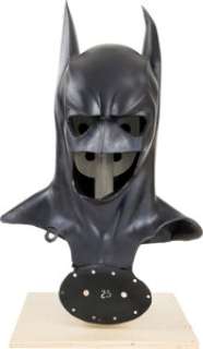 George Clooney "Batman" Anatomical Batsuit Cowl from Batman & Robin (Warner Bros., 1997). </...