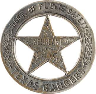 Chuck Norris "Sergeant Cordell Walker" Five-Point Badge from Walker, Texas Ranger (CBS TV, 1...