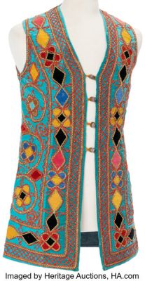 Jimi Hendrix Owned and Worn Multi-Colored Vest. | Heritage