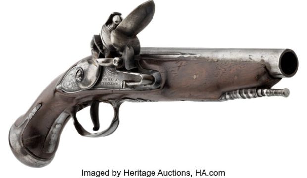 Kevin McNally "Gibbs" French Flintlock Pistol from Pirates of the Caribbean Franchise (Walt Disney, 2006-2017). | Heritage