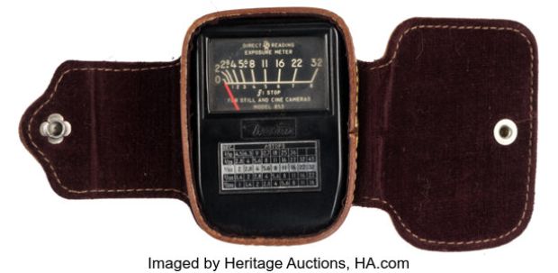 Disney Director Tom Leetch’s Personal Light Meter and Bronze Coin. | Heritage